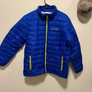 Blue Columbia thermal jacket